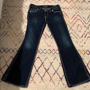 Silver Jeans Co flare bell bottom denim 28X31